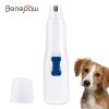 Benepaw Electric Pet Nail Grinder Effective Portable Safe Quite Small Medium Large Dog Nail Grooming Gentle Paw Care Trimmer (White ONE SIZE)