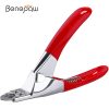 Benepaw Professional Dog Nail Clippers Stainless Steel Pet Nail Trimmer Claw Cutter Grooming Tool For Small Medium Dogs Cats (Red M)