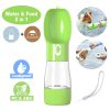 Portable Pet Dog Water Bottle For Small Large Dogs Travel Puppy Cat Drinking Bowl Outdoor food Dispenser Feeder Pet Product