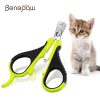 Benepaw Safe Efficient Pet Cat Nail Clipper Professional Comfortable Non-slip Cut Small Dog Nail Trimmer For Puppy Kitten Rabbit (Green ONE SIZE)