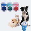 Dog Paw Cleaner Cup Soft Silicone for Dogs Foot Wash Tool Pet Feet Washer Portable Cat Dirty Paw Cleaning Wash Brush Cup