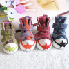 Hot sale pet dog shoes cute stars puppy boot outdoor Casual canvas Sneakers Teddy small dogs shoes