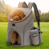 Outdoor Pet Carrying Bag Cat Dog Backpack Folding Pet Chest Bag pet Supplies Dog Cat Carrier Backpack for Small Dog Cat