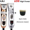 LILI 60W Pet Hair Cutter Professional Dog Clipper For Large Dogs Trimmer Hair Grooming Cat Shaver Mower Machine Animals