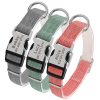 Fashion Nylon Personalized Dog Collar Engraved Name Dog Collars Custom Puppy Pet Collar ID Tag for Small Medium Large Big Dogs