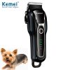 KEMEI KM-1991 Professional Clipper Pet Dog Hair Trimmer Grooming Rechargeable Powerful Cat Cutters Shaver Mower Haircut Machine (KM-1991)