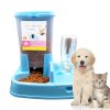 Dog Bowl Blue Automatic Feeder Cat Bowl Double Automatic Drinking Water Automatic Pet Feeder Dog Cat Supplies