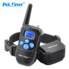 Petrainer 998DRB-1 300M Remote Electric Dog Collar Shock Vibration Rechargeable Rainproof Dog Training Collar With LCD Display