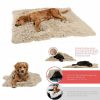 Plush dog beds for large dog in dog   Winter cat Bed Mat Soft  Pet   long plush Dog Kennel  pet blanket  dog house bed