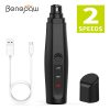 Benepaw Electric Dog Nail Grinder Portable USB Rechargeable Pet Paw Painless Grooming Trimming For Small Medium Large Dogs