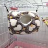Hamster Hanging House Hammock Cage Small Bird Parrot House Small Rat Bed Fleece Warm Houses