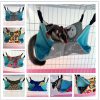 Two Floor Canvas Hammock for Hamster Sugar Glider Squirrel Small Animals Pets Sleeping Nest Soft Comfortable Hanging Bed House