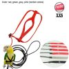 Adjustable Parrots Bird Harness Leash Anti-Bite Training Rope Outdoor Flying Harness Leash