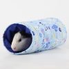 Hamster Toy Tunnel Small Pet Cartoon Pet Tubes Bed House Nest For Rabbits Ferrets Guinea Pigs Winter Warm Toy