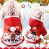 2018 New Christmas Pet Puppy Hoodied Sweatshirts Dog Clothes Costume for Chihuahua French Bulldog Pet Supplies Accessories