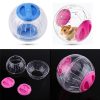 1pc 10cm Home Pet Funny Running Ball Plastic Grounder Jogging Hamster Pet Small Exercise Toy 3 colors