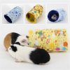 Cloth Single Channel Chinchillas Hamster Tunnel Warm Toy Small Guinea Pig Hamster Toy Tubes Tunnels Spring Hamster Cage House