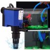 Aquarium Filter Pump 3 In 1 Internal Aquarium Filter Fish Tank Air Pump Head Silent Oxygen Air Pump Aquarium Accessories Skimmer