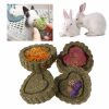 2PCS Small Pets Hamster Grinding Teeth Cake Cookie Animals Rabbit Chinchilla Guniea Pig Molar Chew Play Toy 4 Types