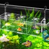Acrylic transparent isolation box for fish tank aquarium fish fry hatching reproduction single and double grid