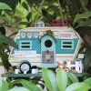 Bird House Outdoor Indoor Garden Sun Room Courtyard Decoration  bird pigeon  hotel nest (White 28x16x20cm)