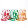Pet Jogging Hamster Sports Running Wheel Hamster Cage Accessories Toys New Small Animals Exercise  Pet Supplies (random color 14cm)