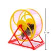 Small Animals Exercise Wheels Pet Supplies Small Pet Toy Hamster Sports Running Wheel Hamster Cage 2020 New Accessories Toys #15 (random color 14cm)