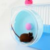 Cute Hamster Mute Running Wheel Silent Rotator Squirrel Hedgehog Hamster Sports Exercise Toy Accessories Small Pet Supplies