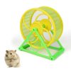 2020 New Big Promoition Pet Jogging Hamster Mouse Mice Small Exercise Toy Running Spinner Sport Wheel Pets Supplies Random Color (random color)