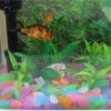 Nice Aquarium Decorative Glow Stone Night Rocks Luminous Fake Pebbles Eco-friendly Solar Powered Fish Tanks Decoration