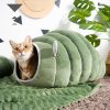 3 Styles Collapsible Cat Bed Pet Winter Plush Cat’s House for Indoor Dogs Kennel Mat Small Dog Warm Cave Sleeping Bag Products